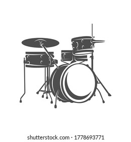 Drum Design vector. Vector illustration of a musical instrument.