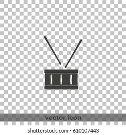 Drum flat icon.