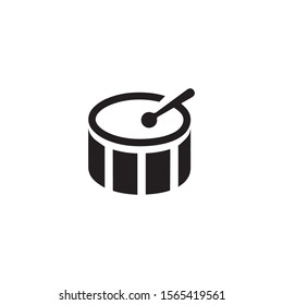 drum flat icon illustration- vector