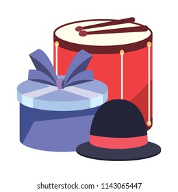 drum and gift box design
