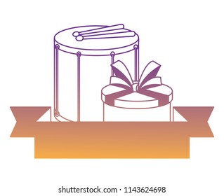 drum and gift box design