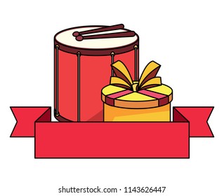 drum and gift box design