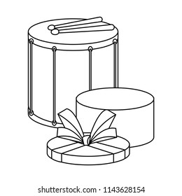 drum and gift box design