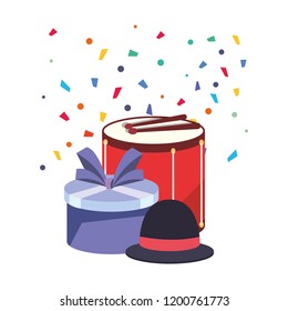 drum and gift box design
