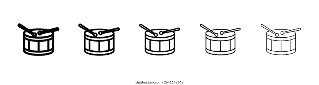 Drum icon concept. graphic design, logo, Web, UI.
