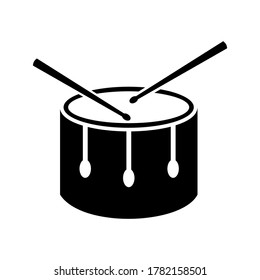 Drum icon design isolated on white background