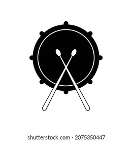Drum icon design isolated on white background