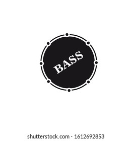 Drum icon design template EPS 10