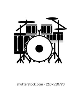 Drum icon design template vector isolated
