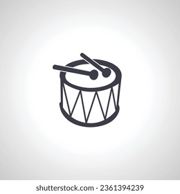Drum Icon. drums isolated icon on white background
