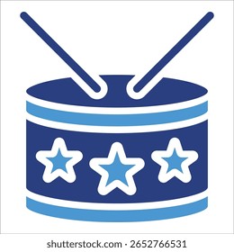 Drum Icon Element For Design