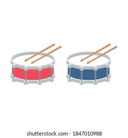 drum icon, instrumental sign, musical equipment