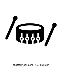 drum icon isolated sign symbol vector illustration - high quality black style vector icons
