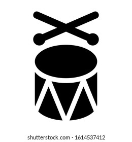 drum icon isolated sign symbol vector illustration - high quality black style vector icons
