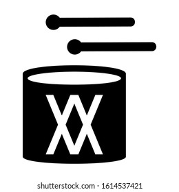 drum icon isolated sign symbol vector illustration - high quality black style vector icons
