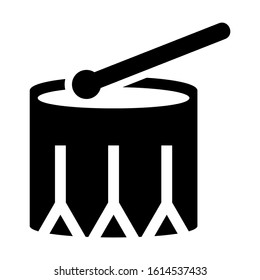 drum icon isolated sign symbol vector illustration - high quality black style vector icons
