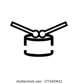 Drum icon or logo isolated sign symbol vector illustration - high quality black style vector icons
