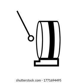 Drum icon or logo isolated sign symbol vector illustration - high quality black style vector icons
