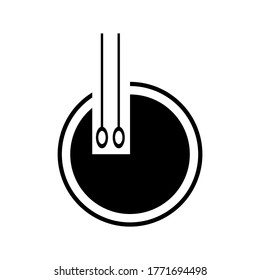 Drum icon or logo isolated sign symbol vector illustration - high quality black style vector icons
