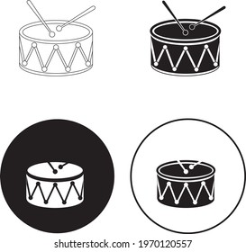 drum icon or logo isolated sign symbol vector illustration - Collection of high quality  vector icons