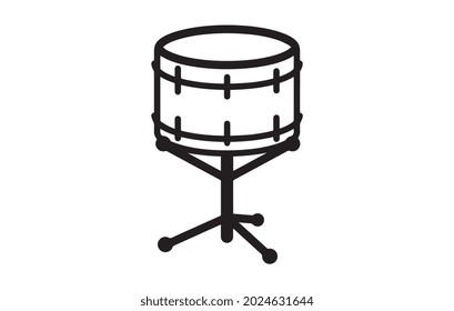 drum icon, on white background