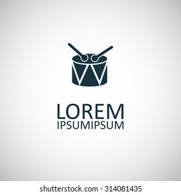 drum icon, on white background
