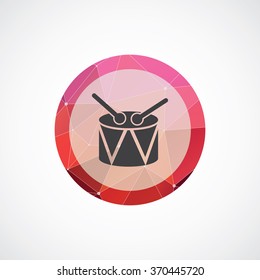 drum icon, on white background