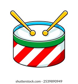Drum icon. Outline icons. Holiday symbol