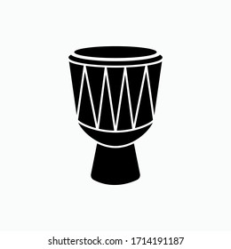 Drum Icon Percussion Symbol Music Instrument Stock Vector (Royalty Free ...