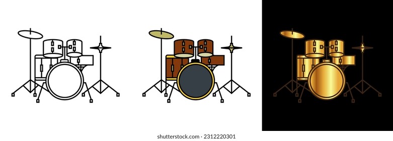 Drum icon representing the power and energy of rhythmic beats and percussive expressions.