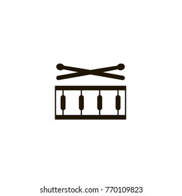 drum icon. sign design
