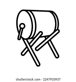 Drum icon. sign for mobile concept and web design. vector illustration