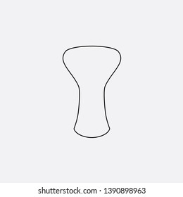 drum icon sign signifier vector