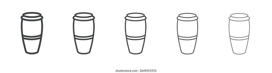 drum icon simple illustration collection symbol
