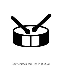 drum icon solid style element