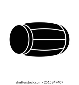drum icon solid vector design in trendy style