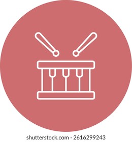 Drum Icon Symbol Art Sign