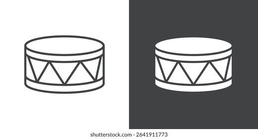 drum icon symbol illustration logo