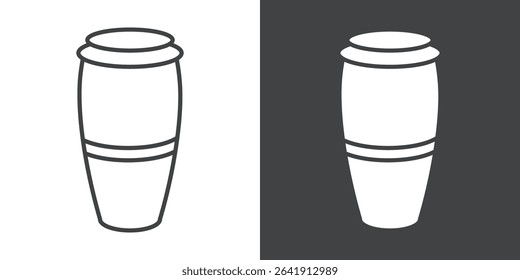 drum icon symbol illustration logo