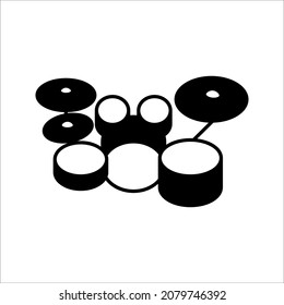 Símbolo del icono del tambor sobre fondo blanco. Ilustración vectorial Elemento Barrel En Estilo Trendy. Pasos 10
