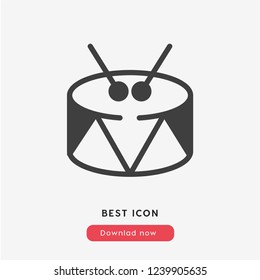 Drum icon vector