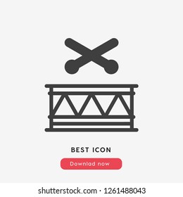 drum icon vector
