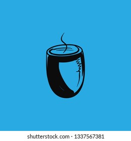 drum icon vector