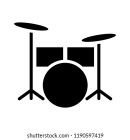 Drum icon, vector illustration