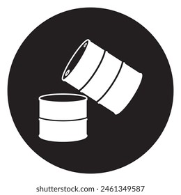 drum icon vector illustration simple design