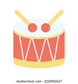 Drum Icon vector image. Suitable for mobile apps, web apps and print media.