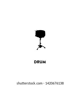 drum icon vector. drum sign on white background. drum icon for web and app