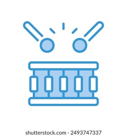 Drum-Symbol Vektorgrafik Stock-Illustration