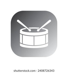 drum icon vector template illustration logo design