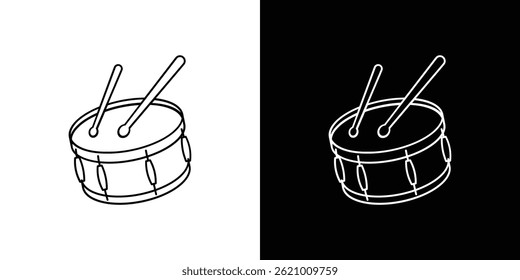 Drum icon vector for web, and mobile app